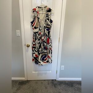 Kenneth Cole Reaction Vibrant Floral Midi Dress